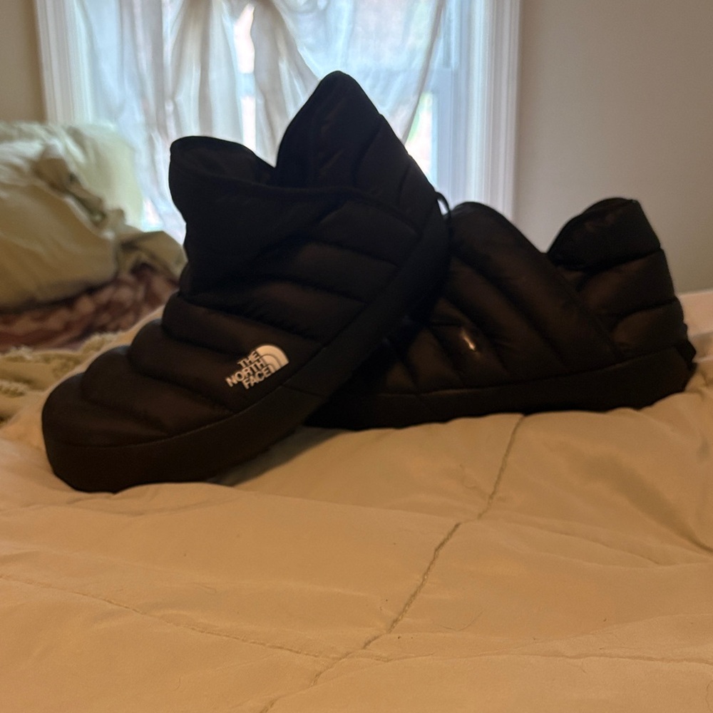 The North Face slip on puffer shoes